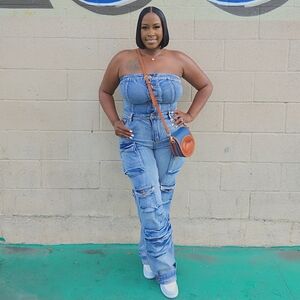 Stylish Denim Jumpsuit